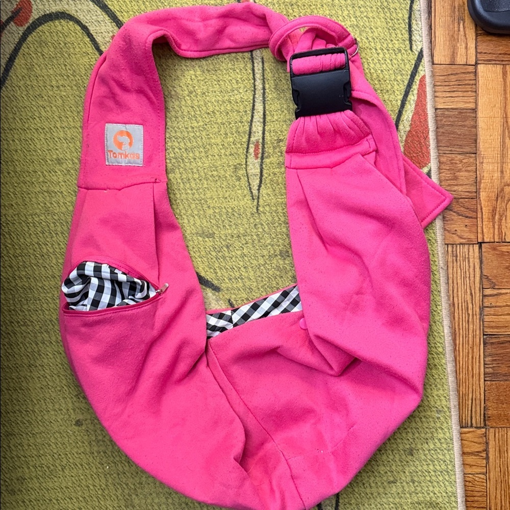TOMKAS Pink Pet Sling Carrier